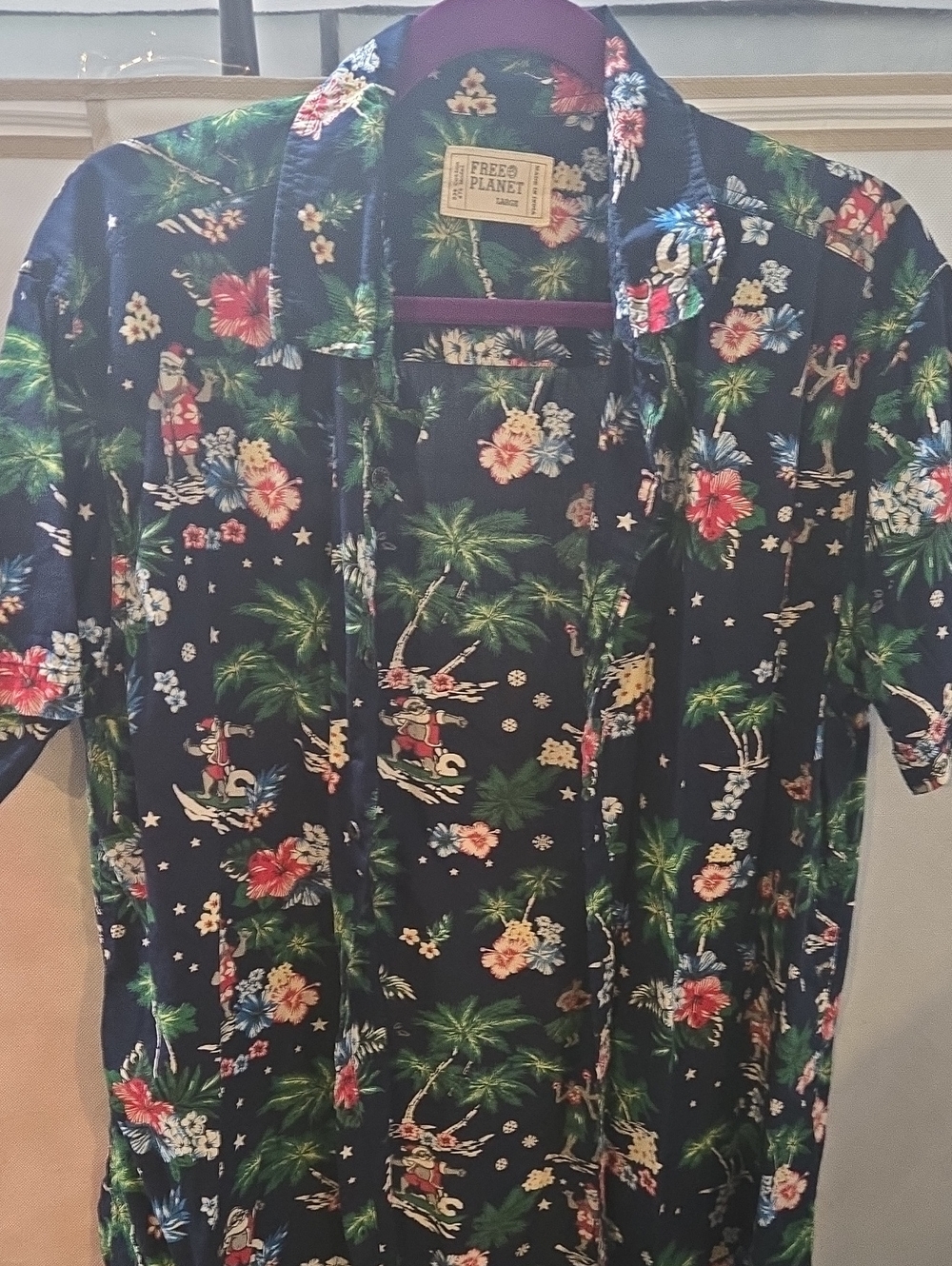 Christmas Aloha Shirt